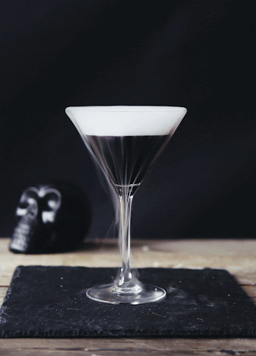 Hollow Elixir; Strangely cold and thin, this drink creates a sense of emotional detachment that lasts up to several hours